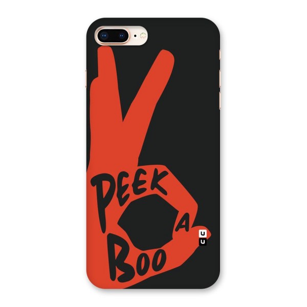 Peek-a-boo Back Case for iPhone 8 Plus
