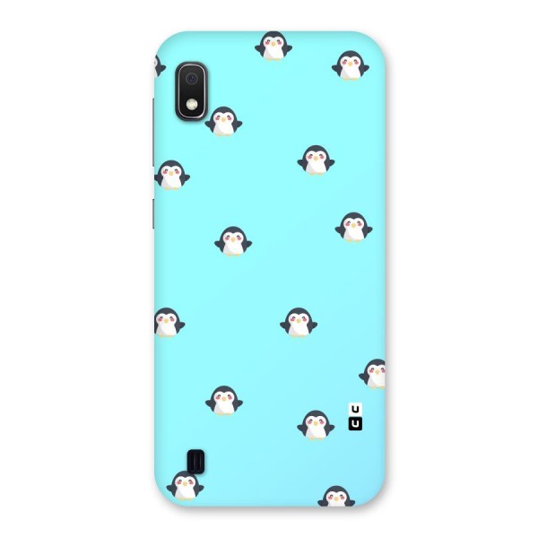 Penguins Pattern Print Back Case for Galaxy A10