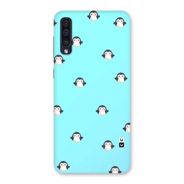 Penguins Pattern Print Back Case for Galaxy A50
