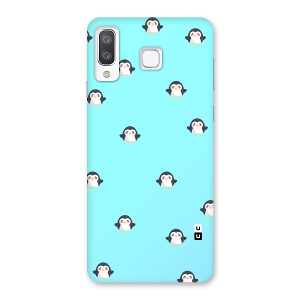 Penguins Pattern Print Back Case for Galaxy A8 Star
