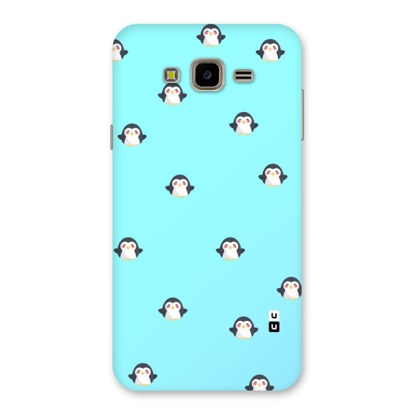 Penguins Pattern Print Back Case for Galaxy J7 Nxt