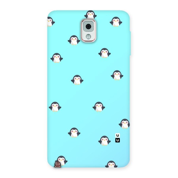 Penguins Pattern Print Back Case for Galaxy Note 3