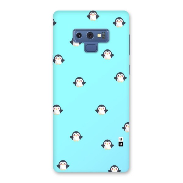 Penguins Pattern Print Back Case for Galaxy Note 9