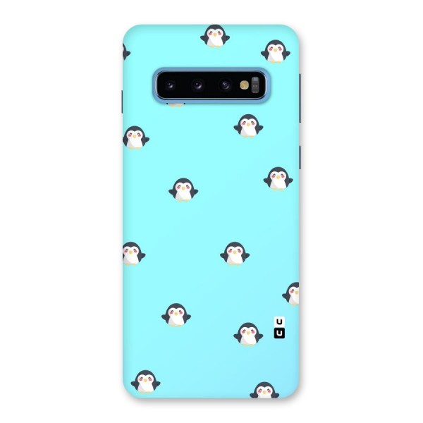 Penguins Pattern Print Back Case for Galaxy S10