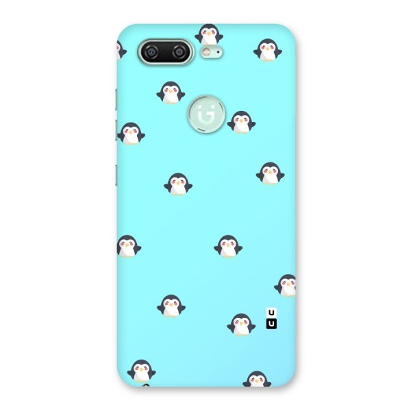 Penguins Pattern Print Back Case for Gionee S10