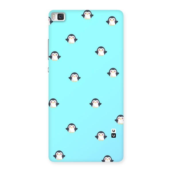 Penguins Pattern Print Back Case for Huawei P8