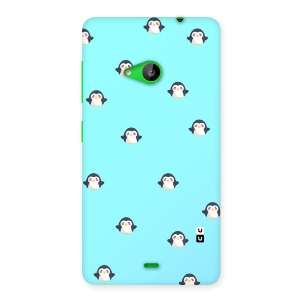 Penguins Pattern Print Back Case for Lumia 535