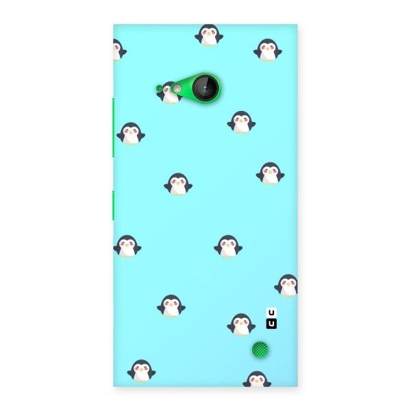Penguins Pattern Print Back Case for Lumia 730