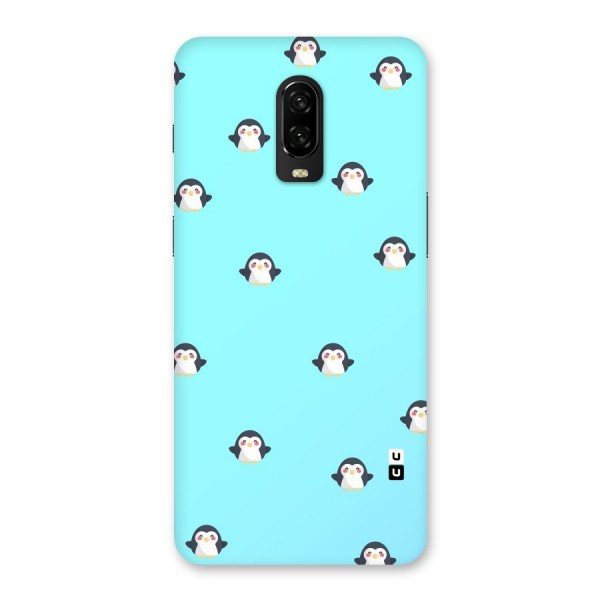 Penguins Pattern Print Back Case for OnePlus 6T