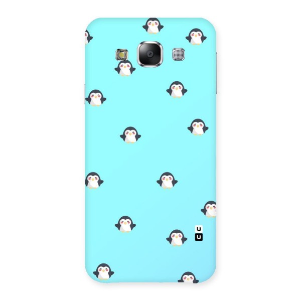 Penguins Pattern Print Back Case for Samsung Galaxy E5