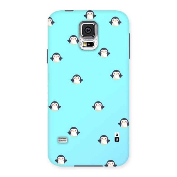 Penguins Pattern Print Back Case for Samsung Galaxy S5