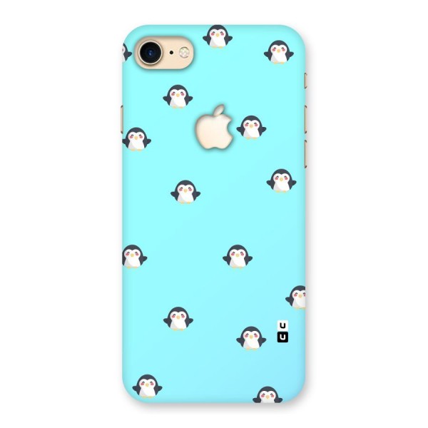 Penguins Pattern Print Back Case for iPhone 7 Apple Cut