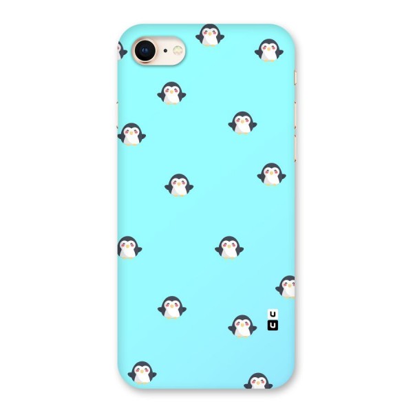 Penguins Pattern Print Back Case for iPhone 8