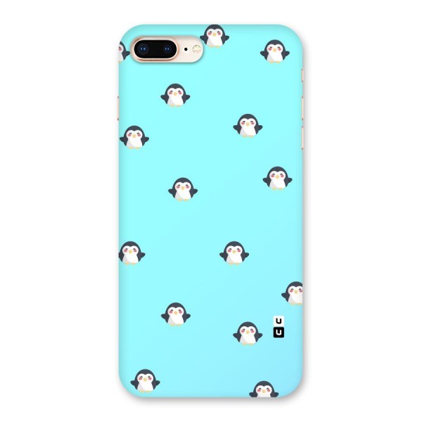 Penguins Pattern Print Back Case for iPhone 8 Plus