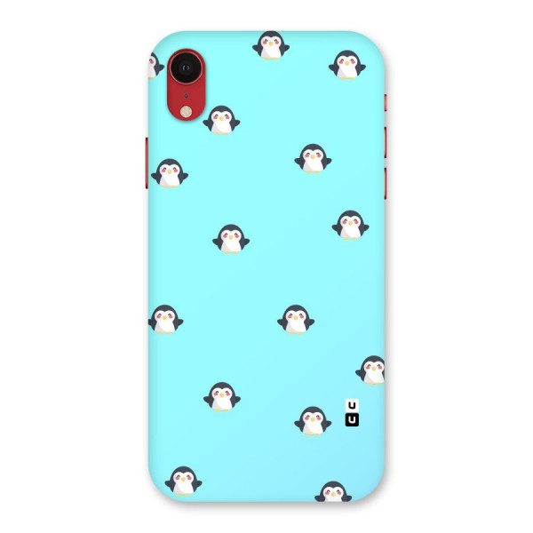 Penguins Pattern Print Back Case for iPhone XR