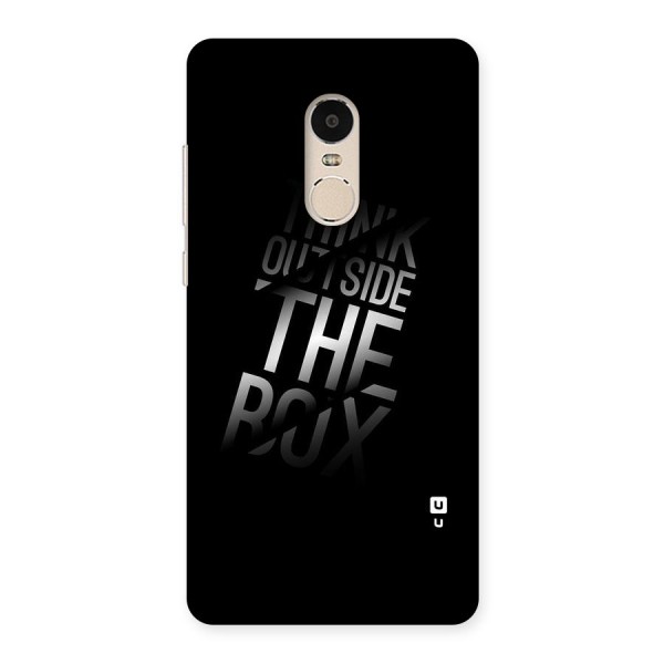 Perspective Thinking Back Case for Xiaomi Redmi Note 4