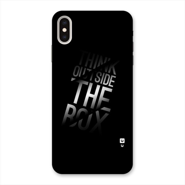Perspective Thinking Back Case for iPhone XS Max