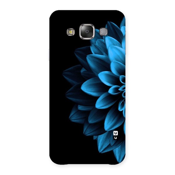 Petals In Blue Back Case for Galaxy E7