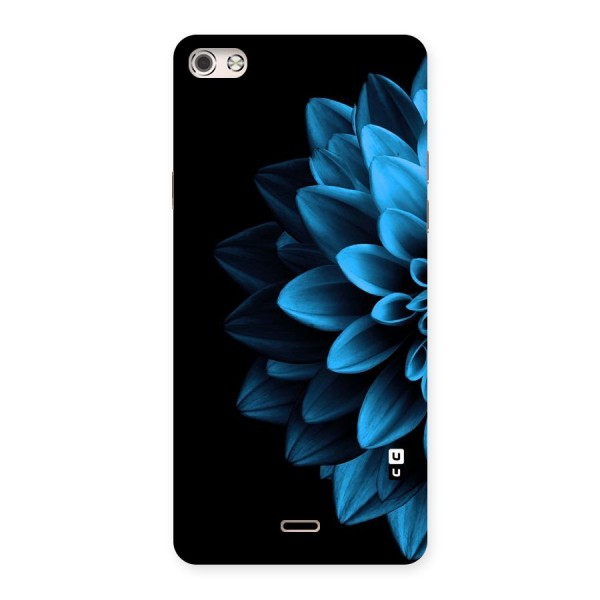 Petals In Blue Back Case for Micromax Canvas Silver 5