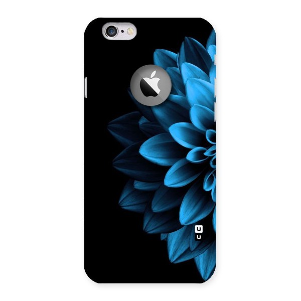 Petals In Blue Back Case for iPhone 6 Logo Cut