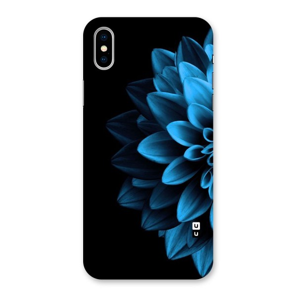 Petals In Blue Back Case for iPhone X