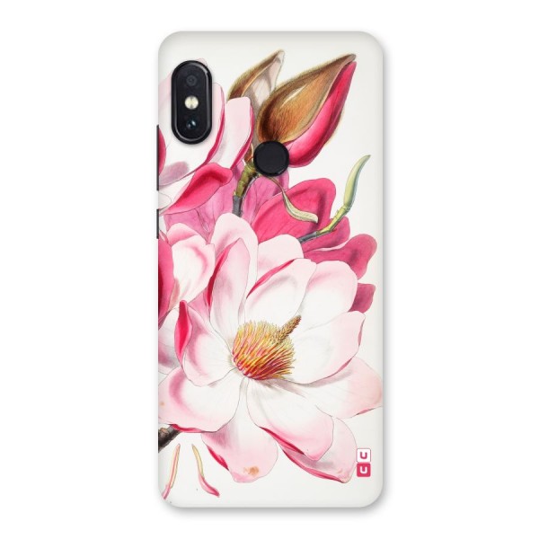 Pink Beautiful Flower Back Case for Redmi Note 5 Pro