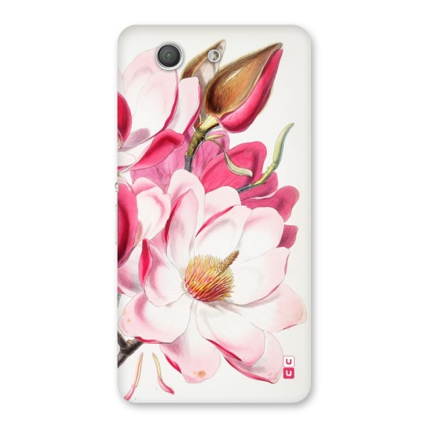 Pink Beautiful Flower Back Case for Xperia Z3 Compact