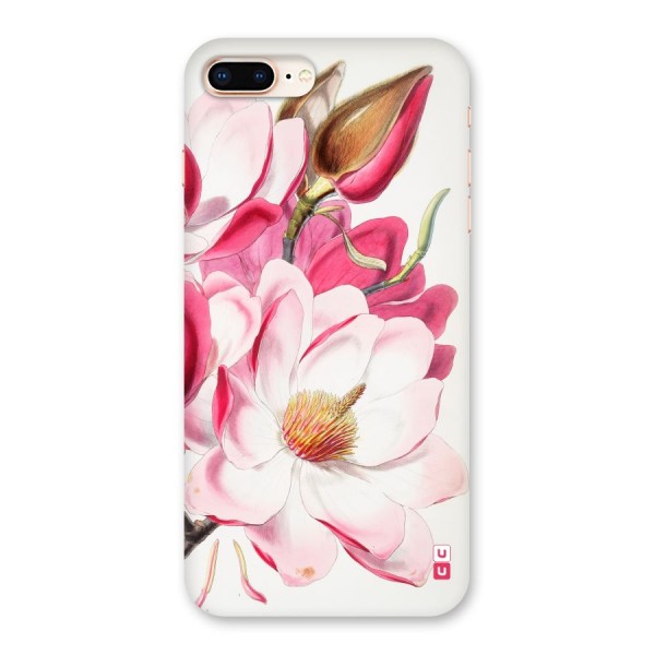 Pink Beautiful Flower Back Case for iPhone 8 Plus