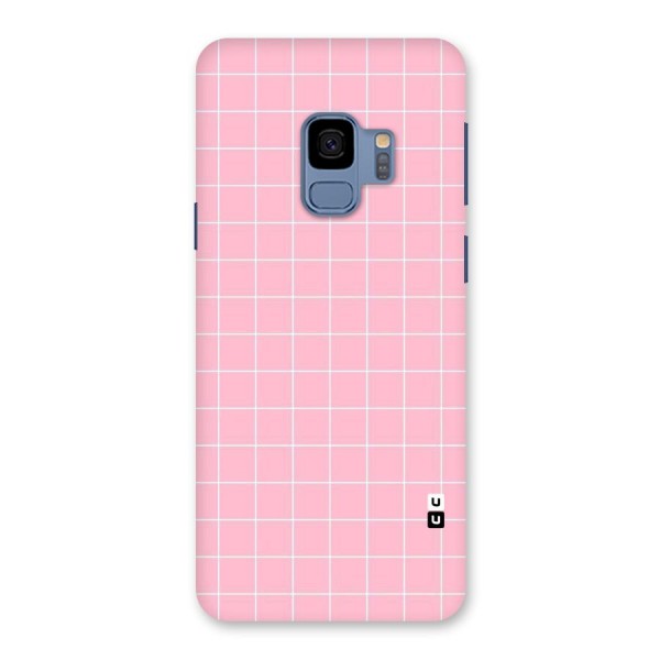 Pink Checks Back Case for Galaxy S9