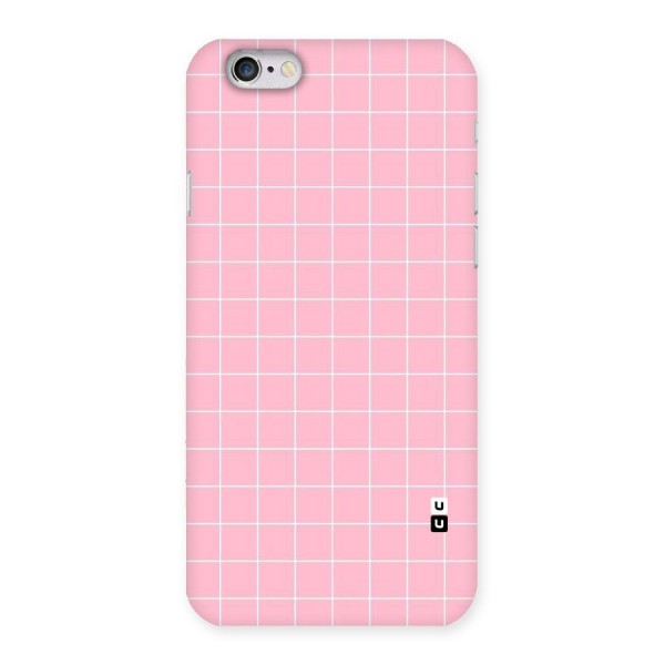 Pink Checks Back Case for iPhone 6 6S