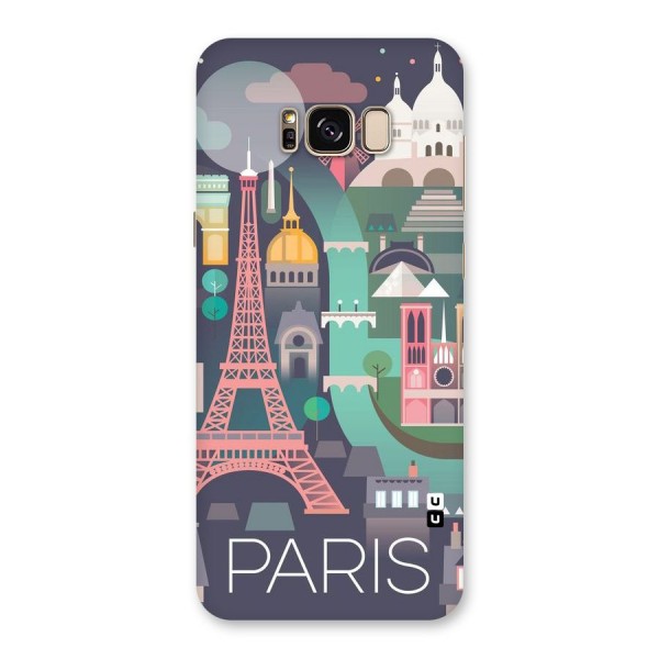 Pink Cute Tower Back Case for Galaxy S8 Plus