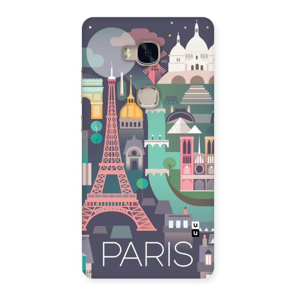 Pink Cute Tower Back Case for Huawei Honor 5X