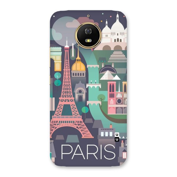 Pink Cute Tower Back Case for Moto G5s
