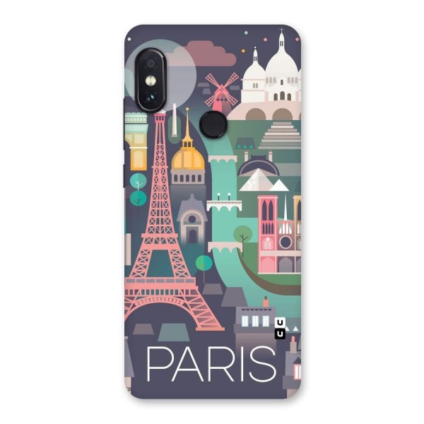 Pink Cute Tower Back Case for Redmi Note 5 Pro