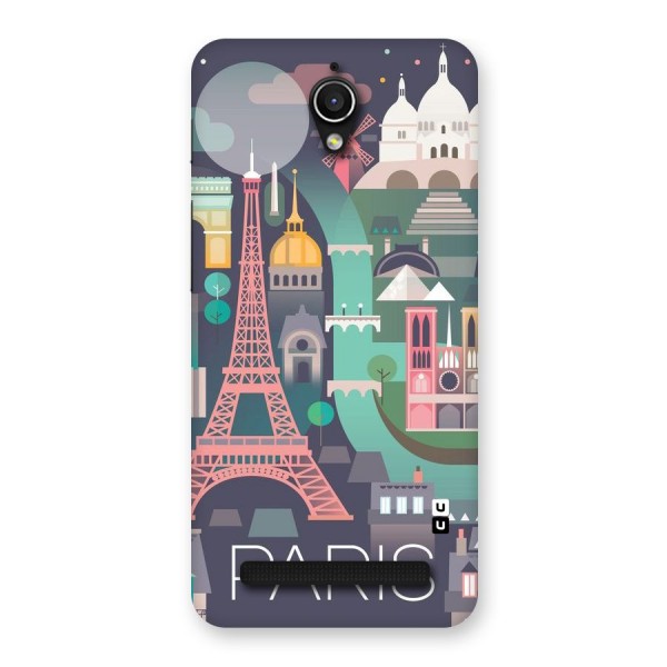 Pink Cute Tower Back Case for Zenfone Go