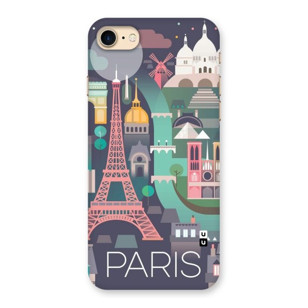 Pink Cute Tower Back Case for iPhone 7