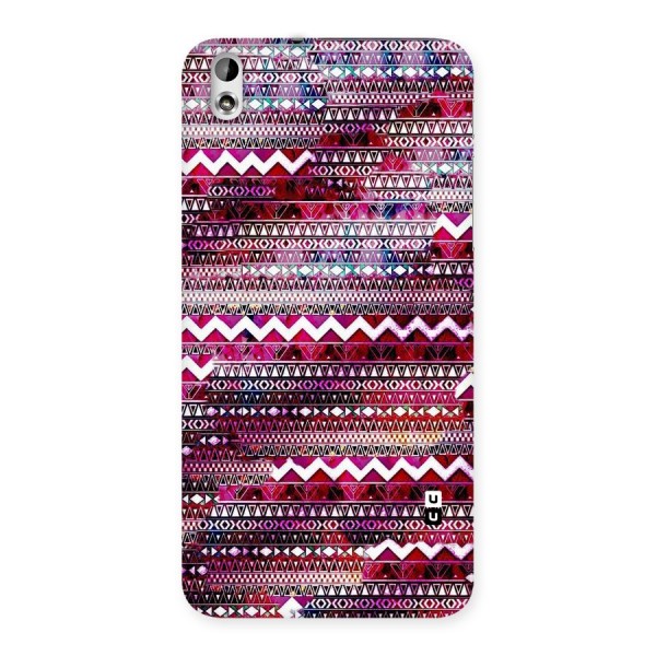 Pink Indie Pattern Back Case for HTC Desire 816