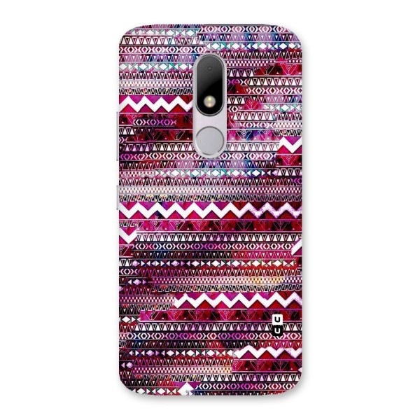 Pink Indie Pattern Back Case for Moto M