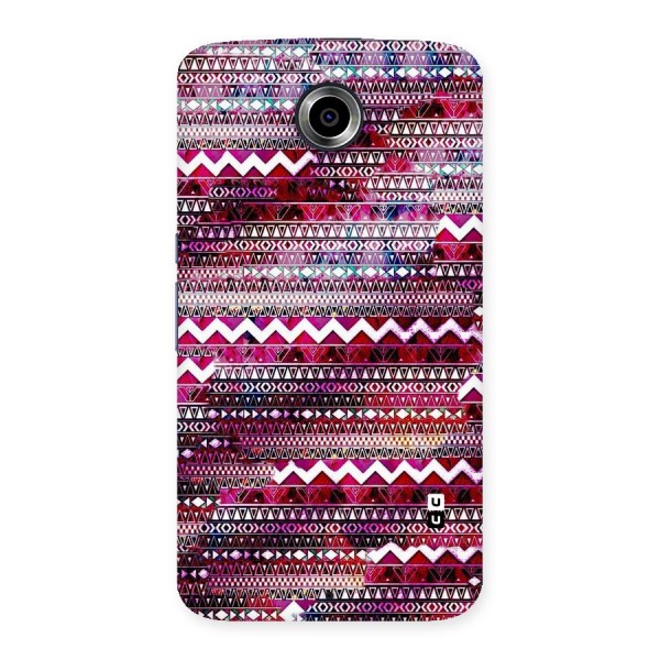 Pink Indie Pattern Back Case for Nexsus 6