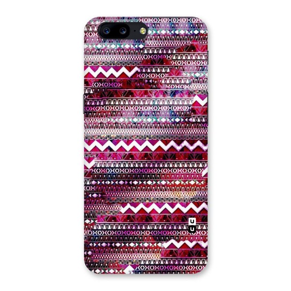 Pink Indie Pattern Back Case for OnePlus 5