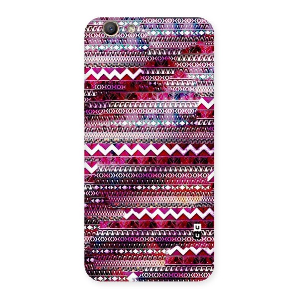 Pink Indie Pattern Back Case for Oppo F1s
