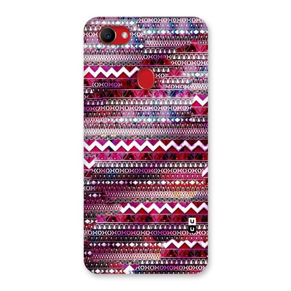 Pink Indie Pattern Back Case for Oppo F7