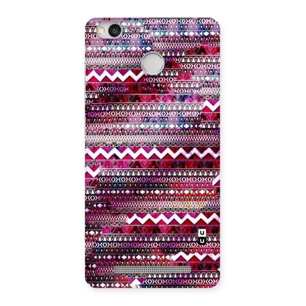 Pink Indie Pattern Back Case for Redmi 3S Prime