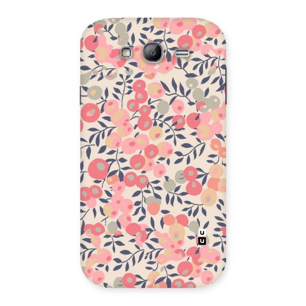 Pink Leaf Pattern Back Case for Galaxy Grand Neo Plus
