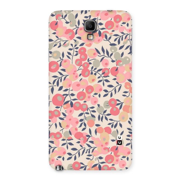 Pink Leaf Pattern Back Case for Galaxy Note 3 Neo