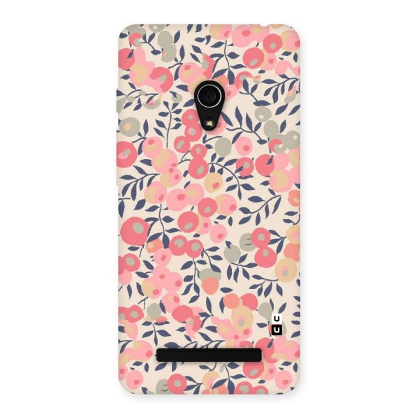 Pink Leaf Pattern Back Case for Zenfone 5