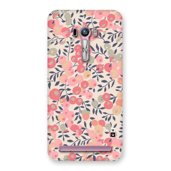 Pink Leaf Pattern Back Case for Zenfone Selfie