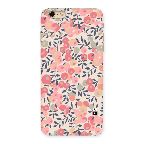 Pink Leaf Pattern Back Case for iPhone 6 Plus 6S Plus