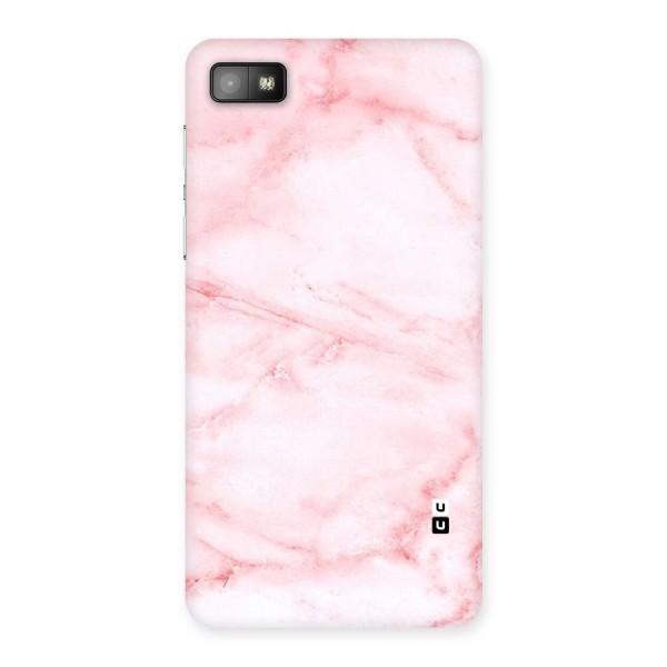Pink Marble Print Back Case for Blackberry Z10
