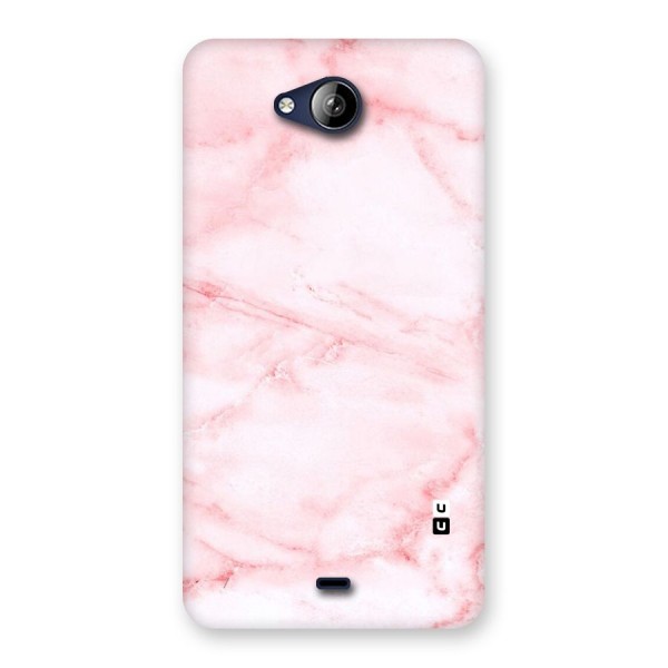 Pink Marble Print Back Case for Canvas Play Q355